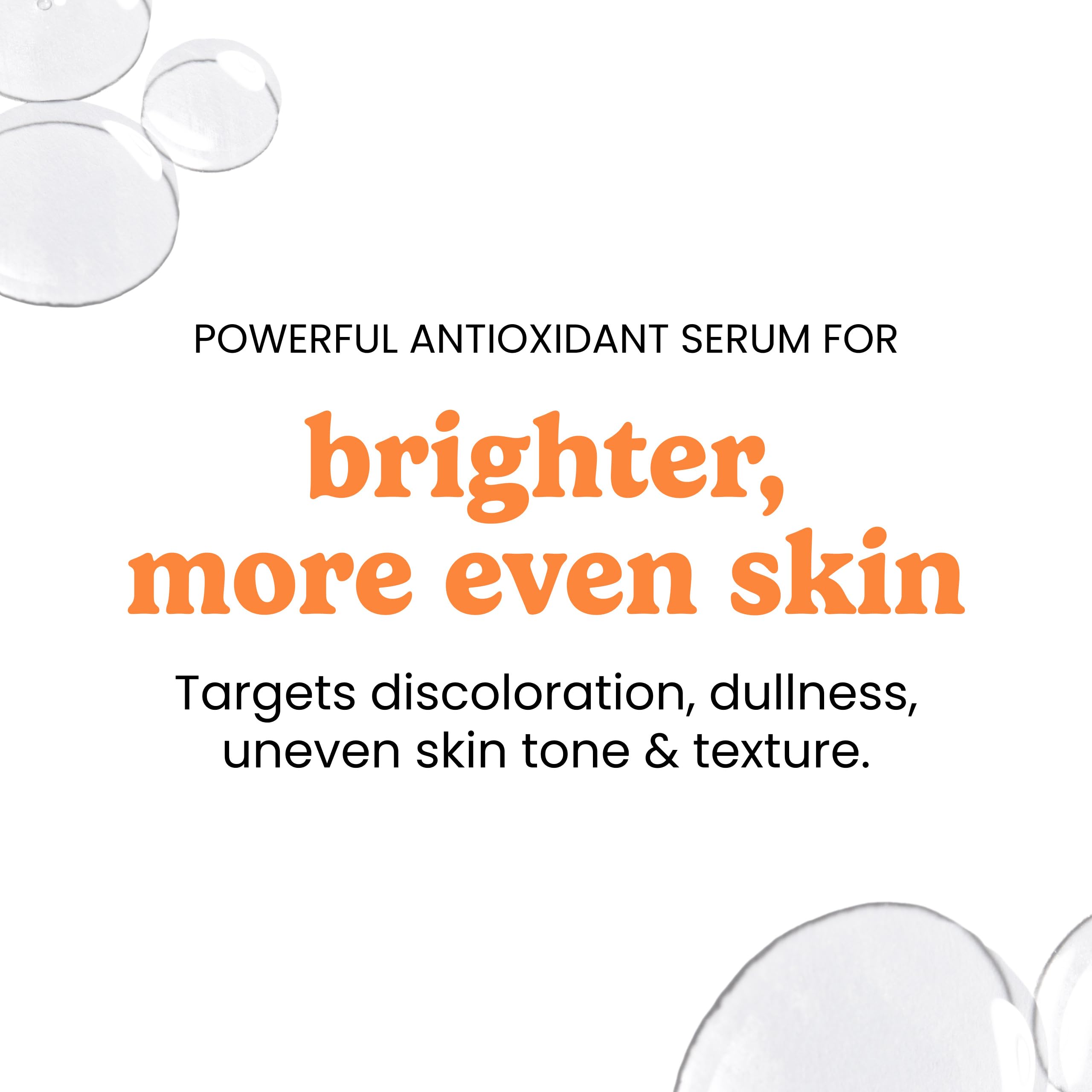 Timeless Skin Care Vitamin C Serum with Vitamin E & Ferulic Acid - Brightening Serum - for Oily & Dry Skin - Fragrance-Free - 1.7 Fl Oz